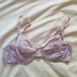 Lavender Lacey Calvin Klien Lounge Bra